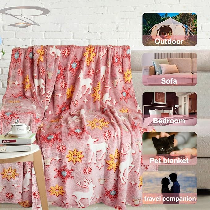 The Christmas Blankets and Throws Clearance, Soft Christmas Blanket - Image 6