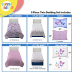 Sunny Side Up Butterfly Twin Comforter Set - Image 3