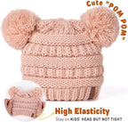 FURTALK Baby Winter Knitted Beanie Hat Soft Warm Lined Pom Pom - Image 4