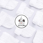 Muslin Burp Cloths 100% Cotton Large 20''x10'' Extra Soft and Absorbent Baby - Image 2