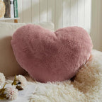EastTree Heart Pillows, Dusty Pink Heart Shaped Pillows, Ultra Soft Extra-Large by EastTreeHomeGuide