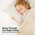 KeaBabies Toddler Pillow with Pillowcase, Jumbo 14X20 - Image 7