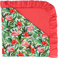 Premium Baby Blanket for Girls, Stretchy Quilt, Soft Crib Bedding for Newborn by DreamHalo
