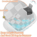 Baby Walking Shoes Toddler Girl Boy Soft Sole Breathable Cotton Canvas Shoes - Image 3