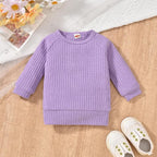 HINTINA Infant Baby Girl Knit Pullover Long Sleeve Sweater Outfits Fall Winter - Image 5