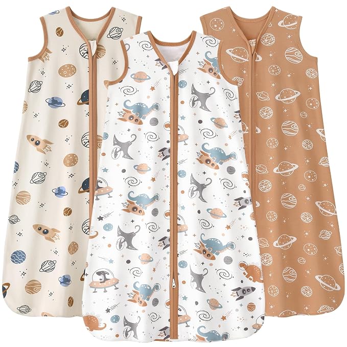 Baby Sleep Sack 0-6 months, 100% Cotton Sleeping Sack by FIEMOL