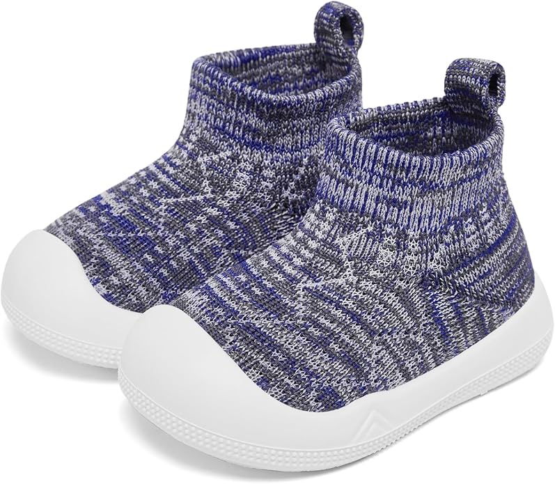 Baby Non Slip Socks Shoes Boys Girls Soft Slip On Sneakers Protection Toe - Image 5
