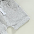 Rtnnsbbfcm Newborn Baby Boy Summer Clothes Short Sleeve Color Block Front - Image 6