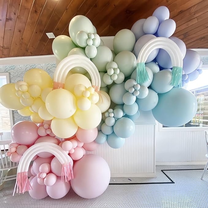 95pack Pastel Balloons Different Size 18/12/10/5 Inch Pastel Balloon Garland - Image 5