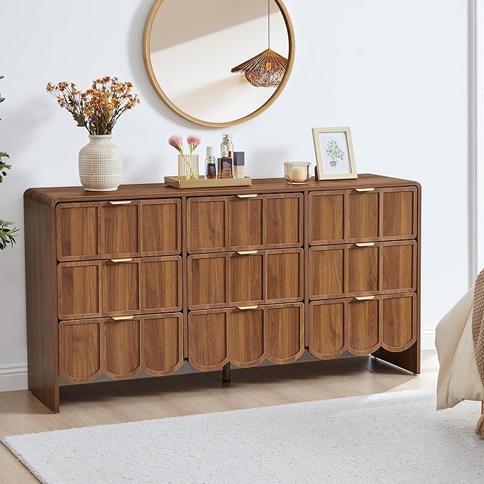 9 Drawer Dresser for Bedroom, Modern Closet Chest of Drawers - Image 3
