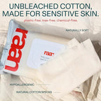 Raan, 100% Cotton Baby & Toddler Wipes, Unbleached, 99% Purified Water - Image 2