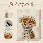 Nursery Wall Decor Lovely Baby Leopard - Image 6