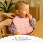 CHILDLIKE BEHAVIOR Baby Smock Bib - Image 5