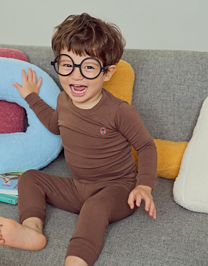 moimoln 6M-8Y Modal Cotton Solid Soft Breathable Baby Toddler Boys Girls Snug - Image 5