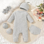 Aalizzwell Newborn Baby Ribbed Romper - Image 5