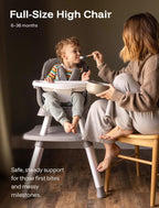 HARPPA 6 in 1 Baby High Chair, Convertible Infant Feeding Chair - Image 2