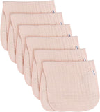 Gerber Baby Unisex Muslin Burp Cloths 6-Pack, Large Size 20" x 10" - Image 2
