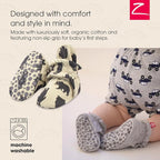 Zutano Organic Baby Booties Newborn Infant, Lost Baby Socks Solution, 18-24 - Image 2