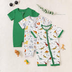 OPAWO Bamboo Baby Pajamas 3 Pack, Double Zipper Bamboo Sleepers - Image 7