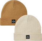 2Pack Baby Beanie Knit Toddler Hat by Paladoo