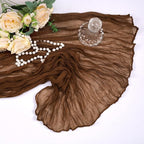 6 Pack Brown Fall Cheesecloth Table Runner 10Ft Gauze Cheese Cloth Table Runner - Image 7