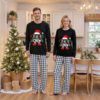 Awoscut Christmas Family Matching Pajamas Christmas Pjs Holiday Nightwear - Image 3