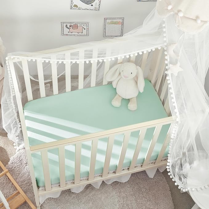 TILLYOU Mini Crib Fitted Sheets - Image 2