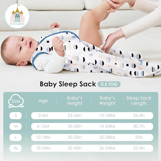 Cute Castle Baby Sleep Sack 6-12 Months - Image 4