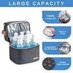 Breastmilk Cooler Bag with Ice Pack Fits 6 Baby Bottles up to 9 Ounce, - Image 4