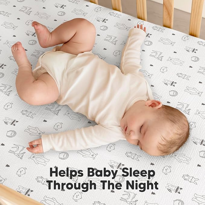 KeaBabies 2-Pack Muslin Crib Sheets - Image 7