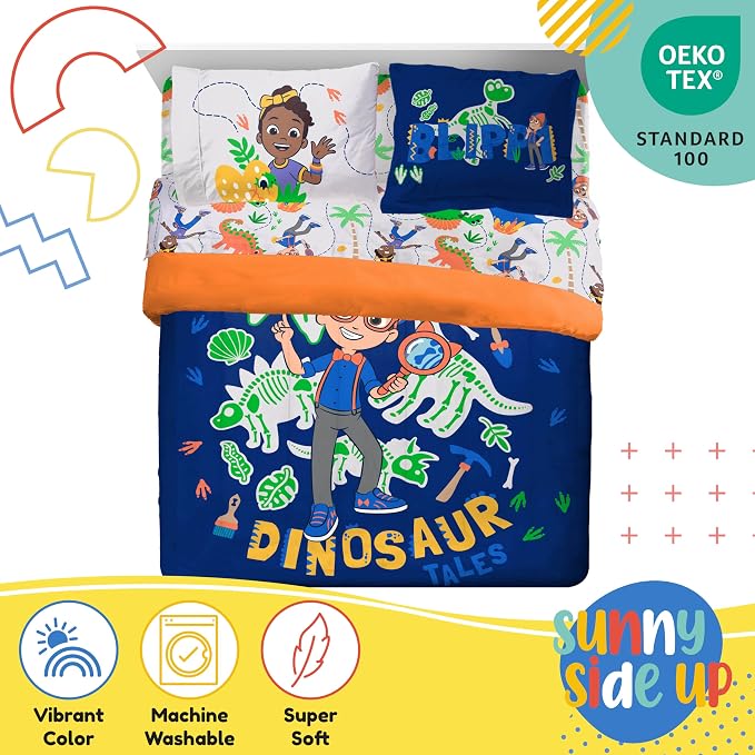 Sunny Side Up Kids Comforter Set Includes Sheets and Pillow Covers - Image 4