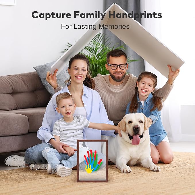 Family Handprint Kit, Hand Prints Keepsake Frame, DIY Craft Gift - Image 2