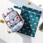 HappyFlute 9 Sets Newborn Baby Cloth Pocket Diapers Adjustable Reusable - Image 4