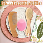 Wooden Baby Hair Brush and Comb Set - Image 7