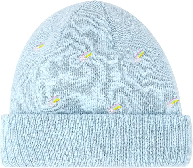 Duoyeree Baby Beanies Toddler Winter Hats Comfortable and Nice Knitted Hats by Duoyeree