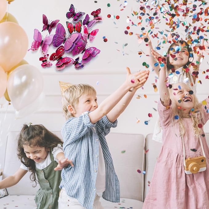 Butterfly Wall Decor 24/48 PCS, 3D Butterflies Stickers - Image 4