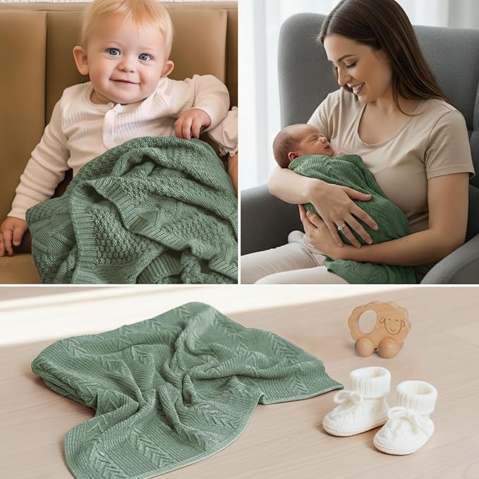 Organic Cotton Baby Blanket - Image 9