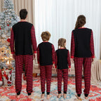 Awoscut Christmas Family Matching Pajamas Christmas Pjs Holiday Nightwear - Image 4