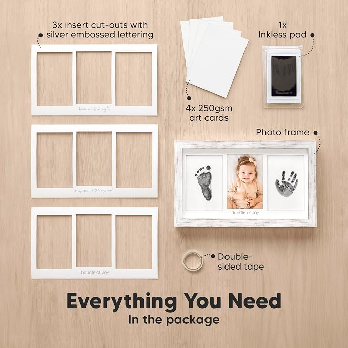 Inkless Baby Hand and Footprint Kit Boy, Girl - Image 2