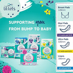 Lil-Lets Nursing Pads – 120 Individually Wrapped, Ultra-Thin, Absorbent & - Image 7