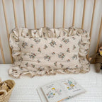 BuLuTu Kids Toddler Muslin Pillowcase Girls Boys Shabby Chic Floral Pillow Cases - Image 8