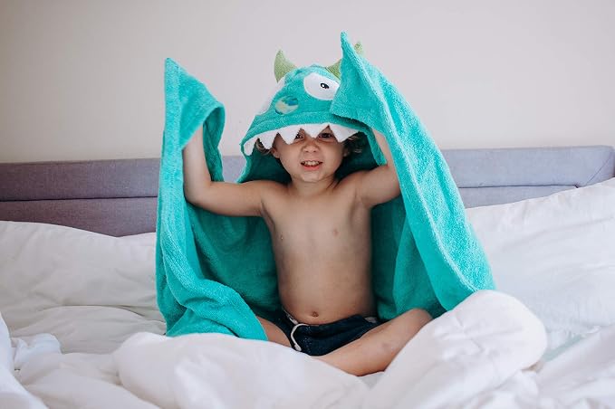 Hooded Baby Towel for Kids 2-8 | Large 100% Cotton Baby Towel for Boys or Girls - Image 3