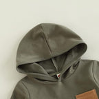 2Pcs Baby Boys Hoodie Tops Pants Set Dinosaur Deer Print Sweatsuit Fall Winter - Image 2