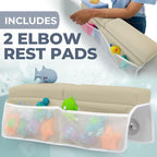 Comfortable Baby Bath Kneeler and Elbow Rest Pad Set – Thick Memory Foam Bath - Image 3
