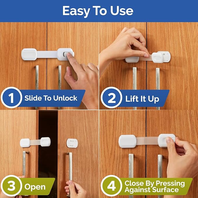 Swekid Child Safety Cabinet Locks Baby Profing - Image 4