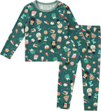 pureborn Baby Toddler Kids Viscose from Bamboo Pajamas Set Pjs 2pcs 18M-8Y by pureborn