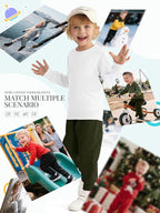 HXP 4 Pack Toddler Boys Sweatpants Pure Cotton Toddler Sweatpants Boys Kids - Image 5
