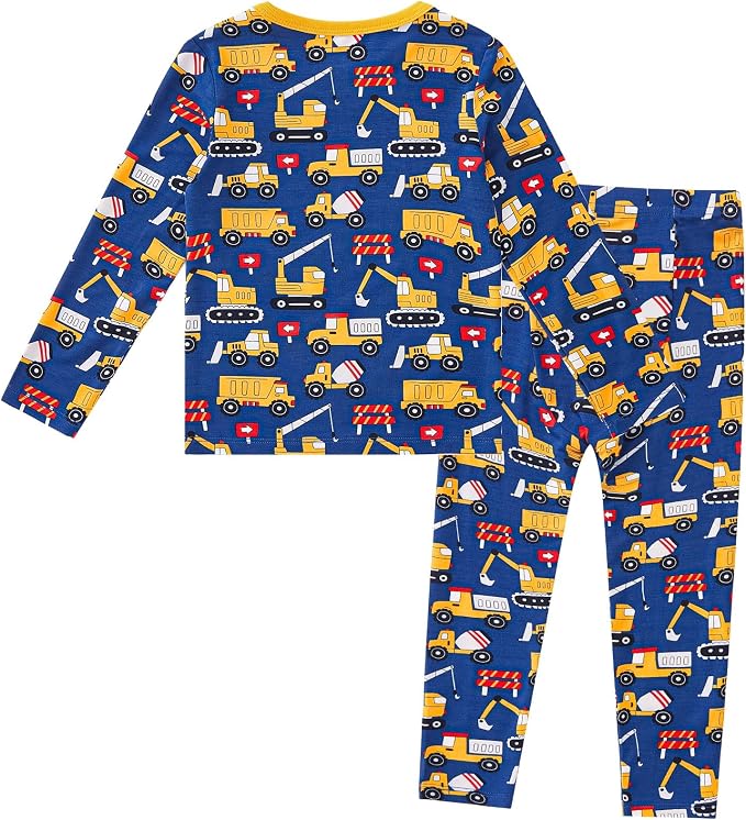 pureborn Baby Toddler Kids Viscose from Bamboo Pajamas Set Pjs 2pcs 18M-8Y - Image 2