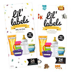 Bottle Labels, Self-Laminating, Waterproof Kids Name Labels by LilLabels