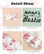 NZRVAWS Toddler Baby Girl Clothes Infant Sweatshirt Pants Outfit Fall Winter - Image 3